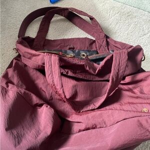 Elegant Burgundy Tote Bag